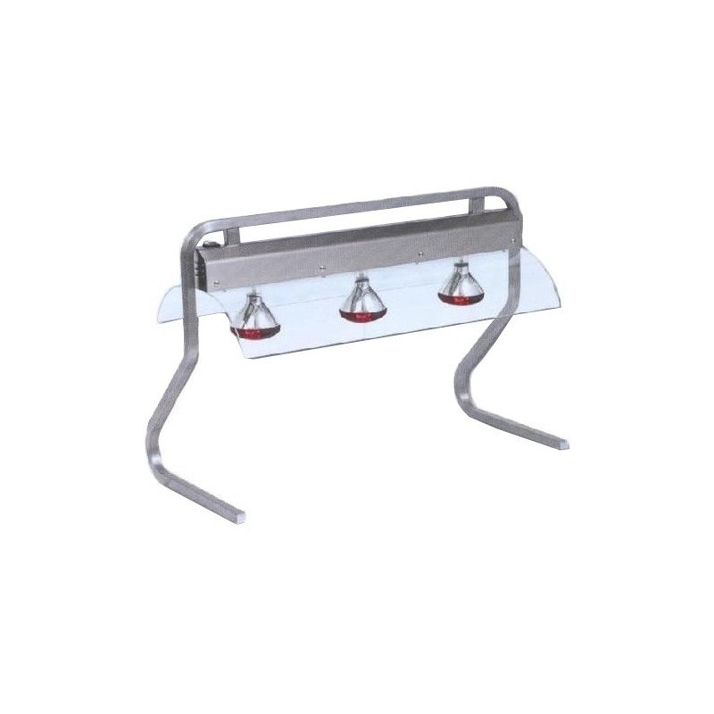 SCALDAPIATTI 3LAMP.-INFRA3/1AL  - 3251031 | Novalberghiera