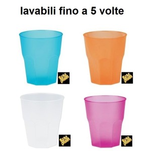BICCHIERI MONOUSO LAVABILI  - 3400999 | Novalberghiera