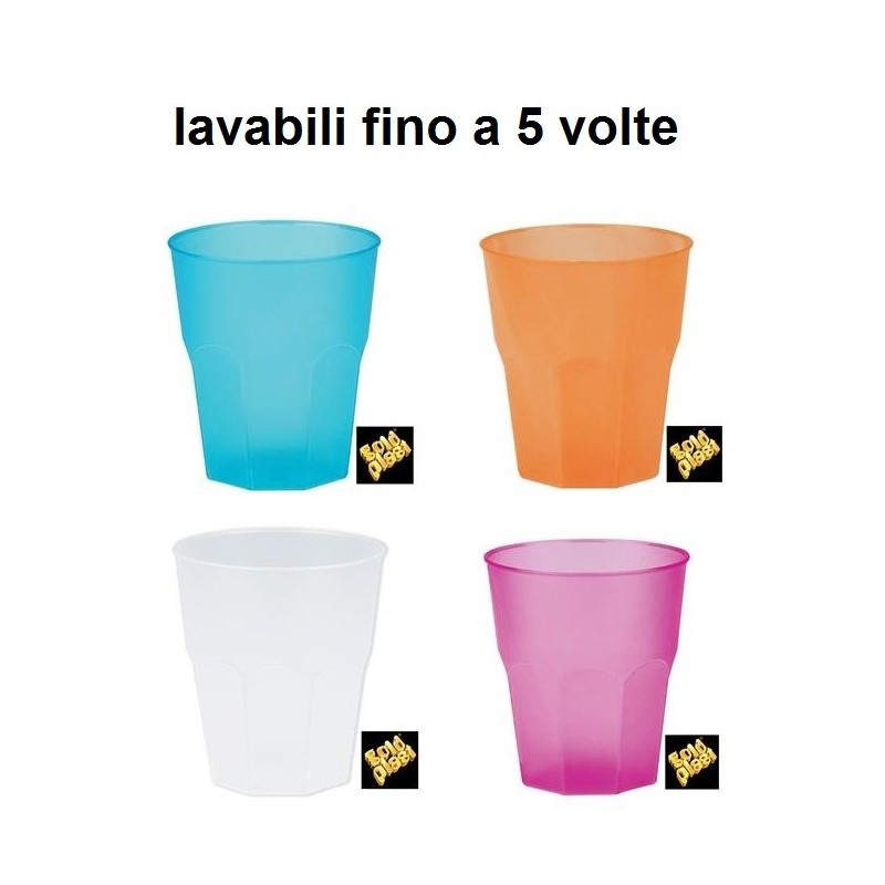 BICCHIERI MONOUSO LAVABILI  - 3400999 | Novalberghiera