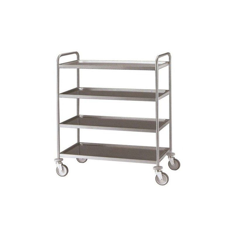 CARR.INOX 4P 89x59x126h  - 3486084 | Novalberghiera