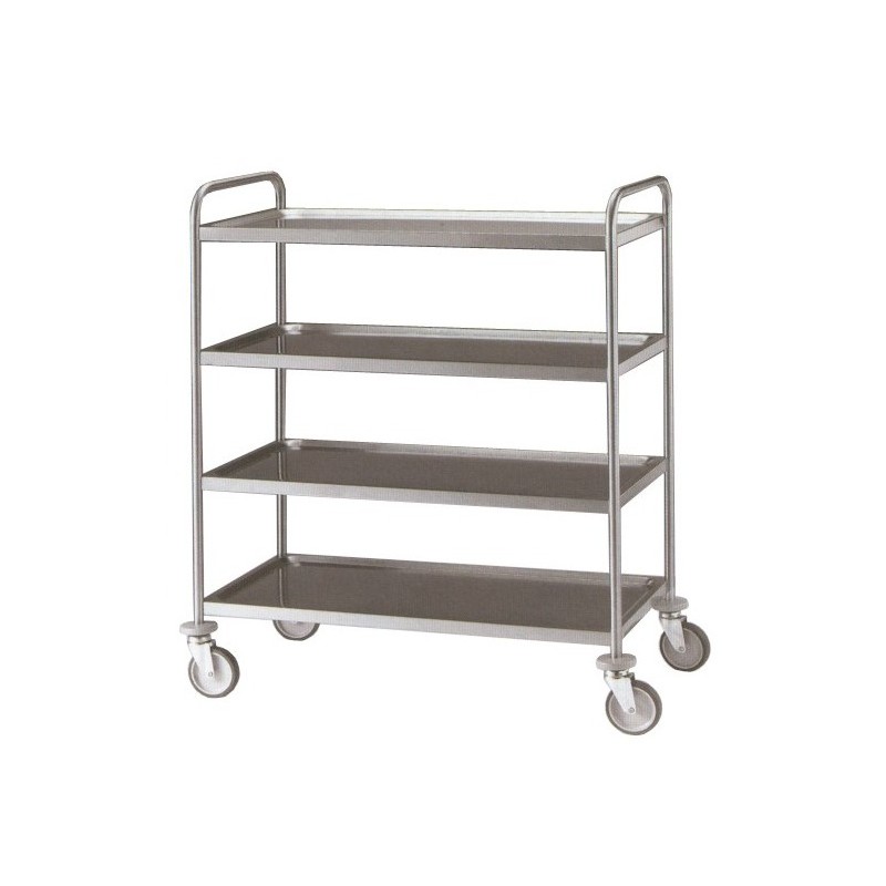 CARR.INOX 4P Mli 109x59x126h  - 3486104 | Novalberghiera