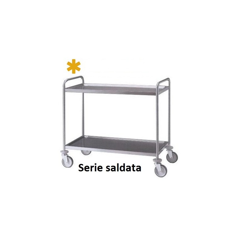 CARRELLO INOX 2P/saldati 89x59  - 3487082 | Novalberghiera