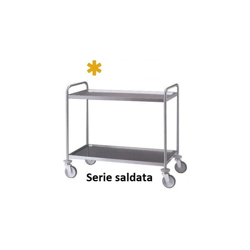 CARRELLO INOX 2P/saldati 109x59  - 3487102 | Novalberghiera