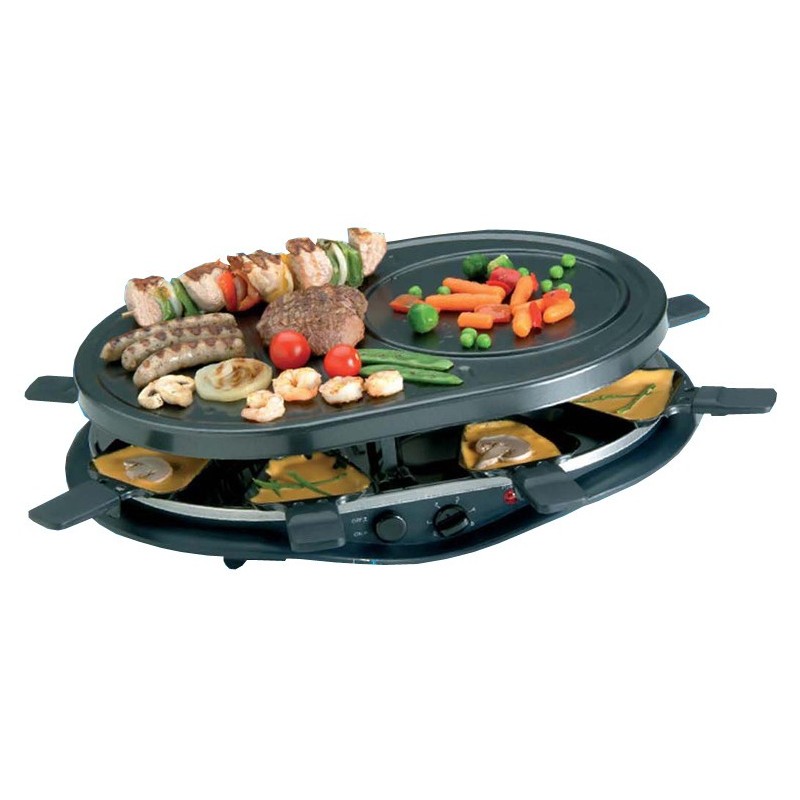 RACLETTE OVALE C/GR. 8pz.  - 3684002 | Novalberghiera