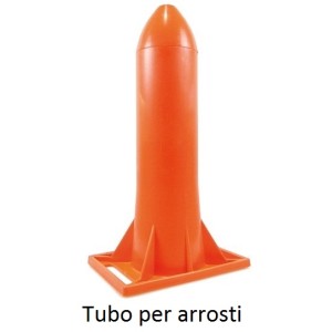 TUBO PLASTICA+OGIVA cm 8,5  - 373008 | Novalberghiera