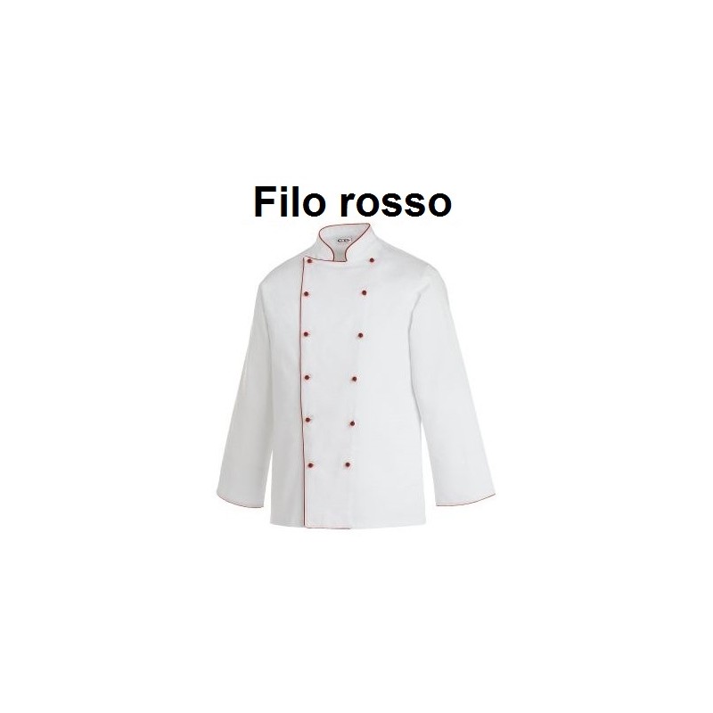 GIACCA RED PIPING FILO ROSSO  - 3999999 | Novalberghiera