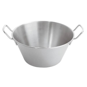 Set Di 5 Ciotole In Acciaio Inox Con Misurini - 0,5L A 2,6L - Impilabili, Per Cucina E Conservazione Alimenti