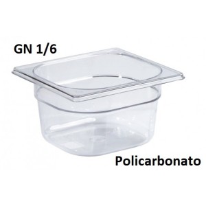 VASCA POLICARB. GN 1/6x10h  - 4614010 | Novalberghiera