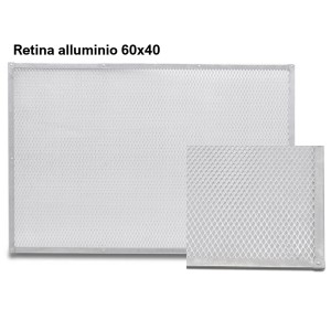 RETINA ALLUMINIO cm 60x40  - 5093360 | Novalberghiera