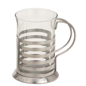 CONFEZIONE N.2 BICCHIERI THE/CIOCCOLATA INOX  - 5094001 | Novalberghie