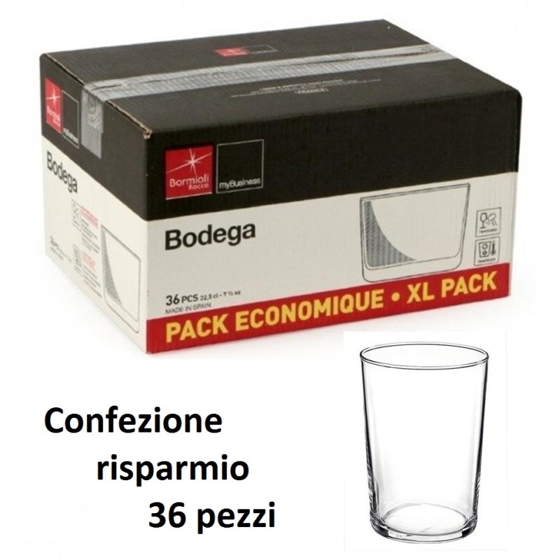 CONFEZIONE N.36 BICCHIERI BORMIOLI BODEGA cl.49  - 5206149 | Novalberg