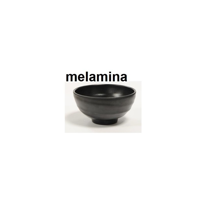 BOWL C/PIEDE MELcm 11x6 nero  - 5376111 | Novalberghiera