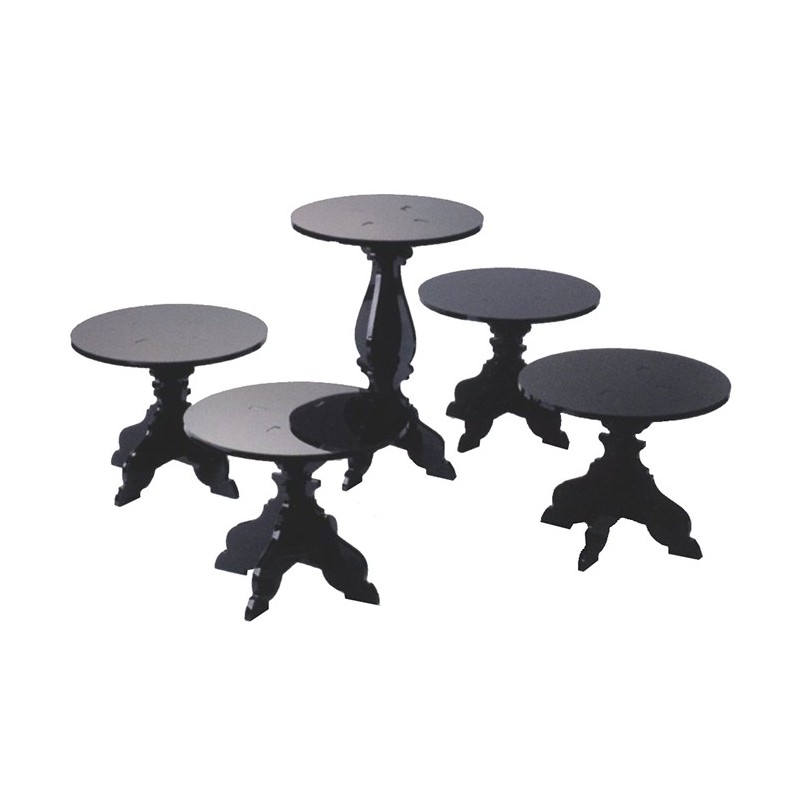 ALZATA BAROCCO NE.Ø26x21h  - 540121 | Novalberghiera