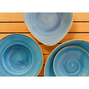 SERIE TAVOLA STONECAST BLU  - 5488999 | Novalberghiera