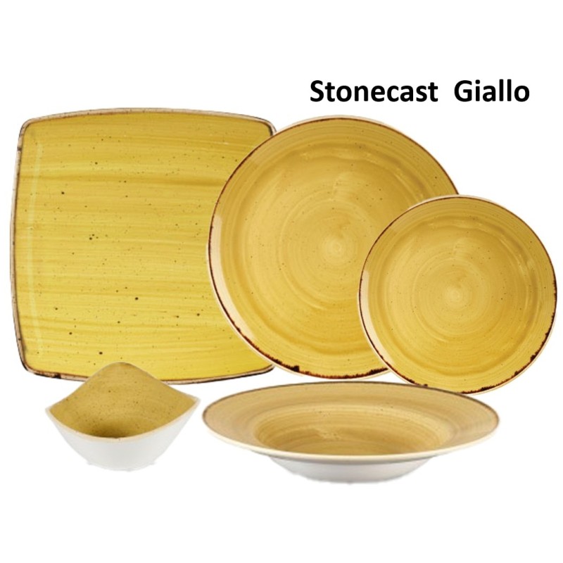 SERIE TAVOLA STONECAST GIALLO  - 5489999 | Novalberghiera