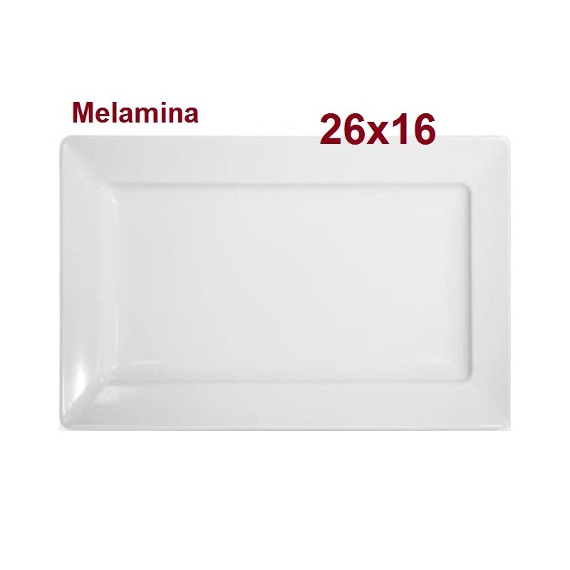 VASSOIO MELAMINA BI.cm 26x16  - 5682014 | Novalberghiera