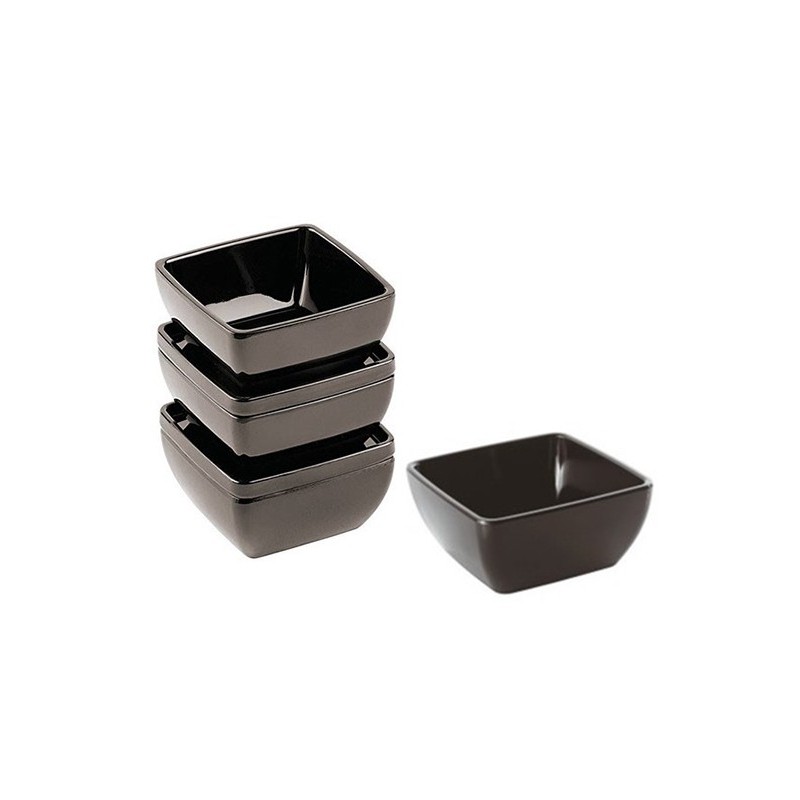 CIOTOLA MELAMINA NE. cm 9x9  - 5685109 | Novalberghiera