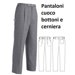 PANTALONE CUOCO CLASSICO  - 590999 | Novalberghiera