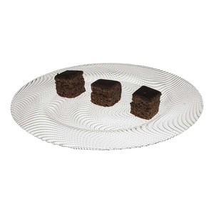 PIATTO VETRO SYROS Ø cm 33  - 7001002 | Novalberghiera