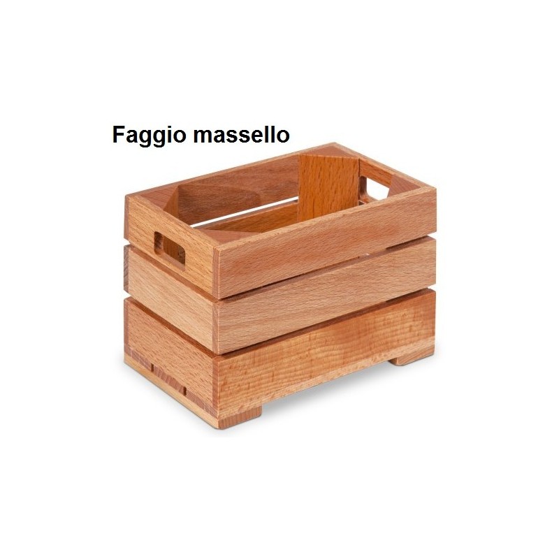 CASSETTA LEGNO cm 12x8x9h  - 723012 | Novalberghiera