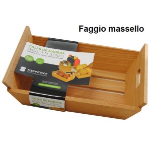 CASSETTA LEGNO cm 24x16x7h  - 723024 | Novalberghiera