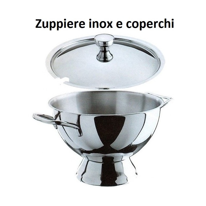 ZUPPIERE INOX C/COPERCHIO  - 954999 | Novalberghiera