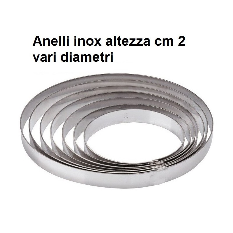 SERIE ANELLI INOX cm.2h  - 990999 | Novalberghiera