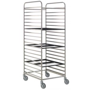 CARR.INOX GUIDE 40Teglie 60x40  - 999006 | Novalberghiera