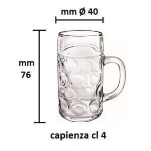 BICCHIERE DON CON MANICO cl.4  - 628015 | Novalberghiera