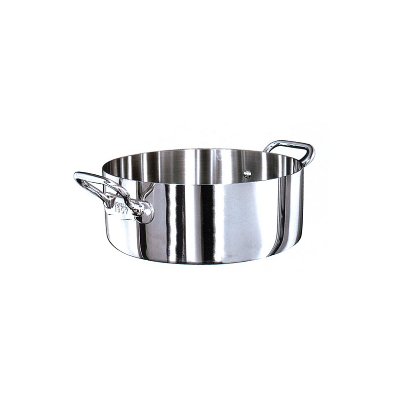 CASS.2M BASSA INOX TR.cm28x11h  - 5291028 | Novalberghiera