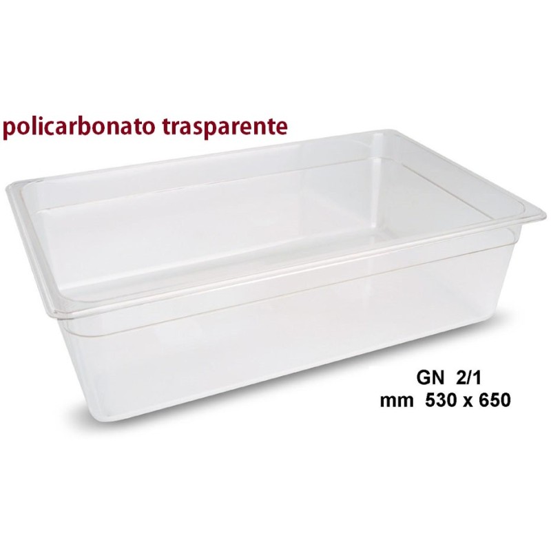 VASCA POLICARB. GN 2/1x15h