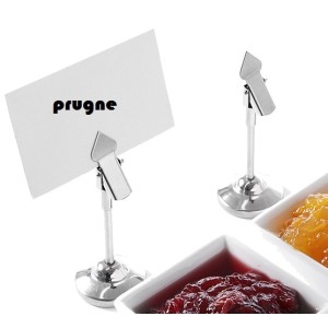 SET 2 PORTA BIGLIETTINI INOX  - 2501004 | Novalberghiera