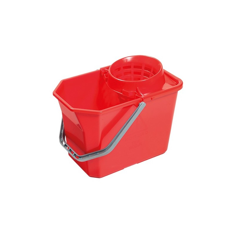 SECCHIO MOP PULIZIE Lt. 15 ROSSO  - 2488014 | Novalberghiera