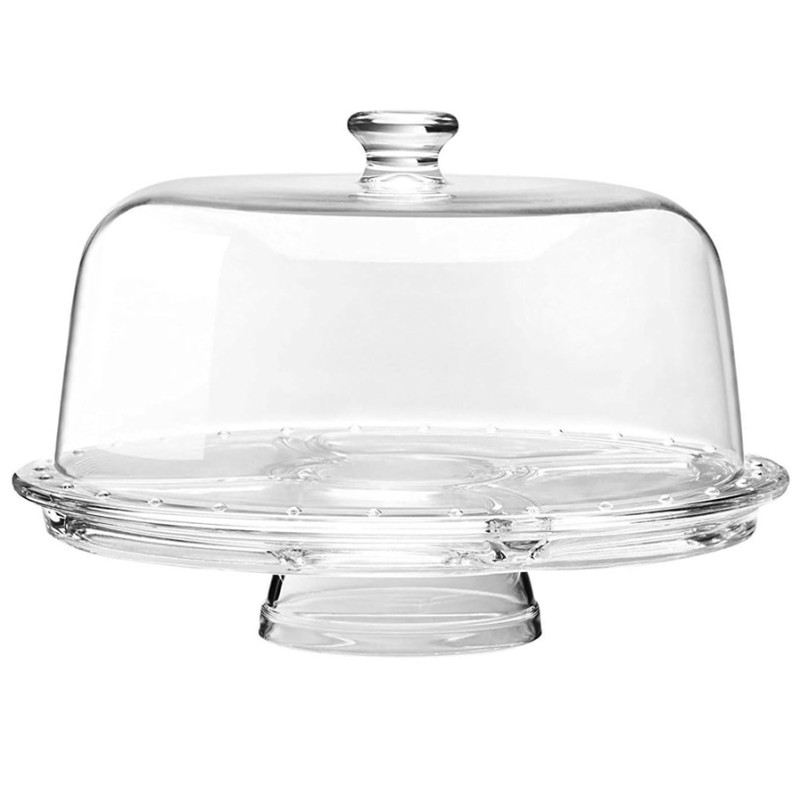 ALZATA IN VETRO C/CUP.Øcm 31