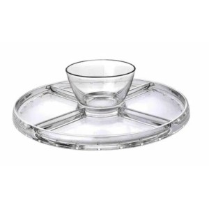 ALZATA IN VETRO C/CUP.Øcm 31