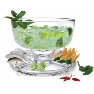 ALZATA IN VETRO C/CUP.Øcm 31