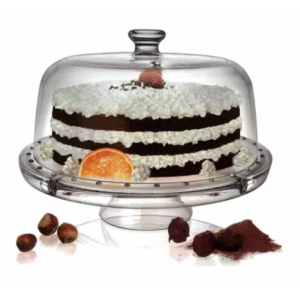 ALZATA IN VETRO C/CUP.Øcm 31