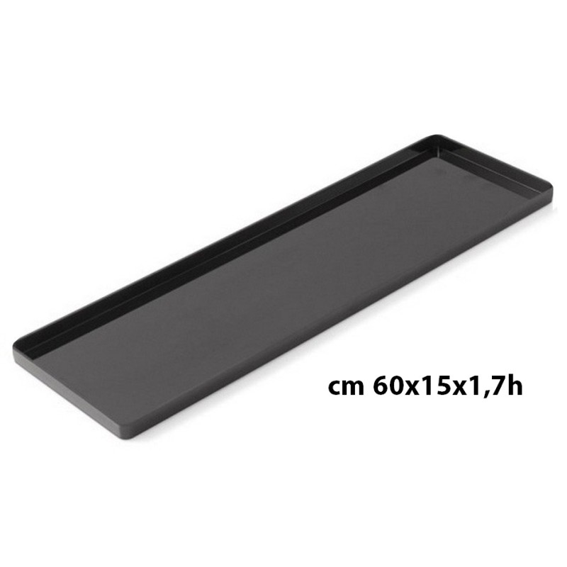 VASS.VETRINA PLEXI nero 60x15  - 547003 | Novalberghiera