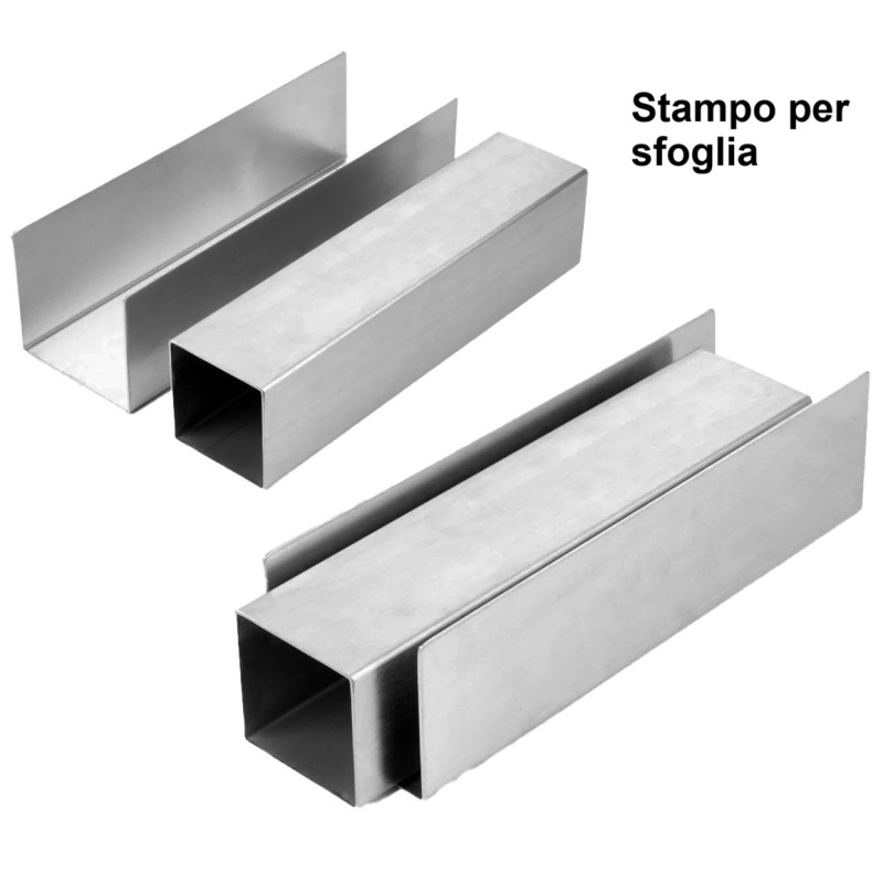 KIT 2 Pz. STAMPO SFOGLIA mm250x76  - 701001 | Novalberghiera