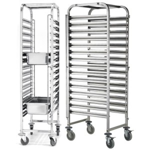 CARR.INOX 15 TEGLIE GN 53x32  - 1019001 | Novalberghiera