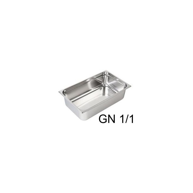 VASCA GN INOX 1/1 cm53x32,5x20h  - 3081020 | Novalberghiera