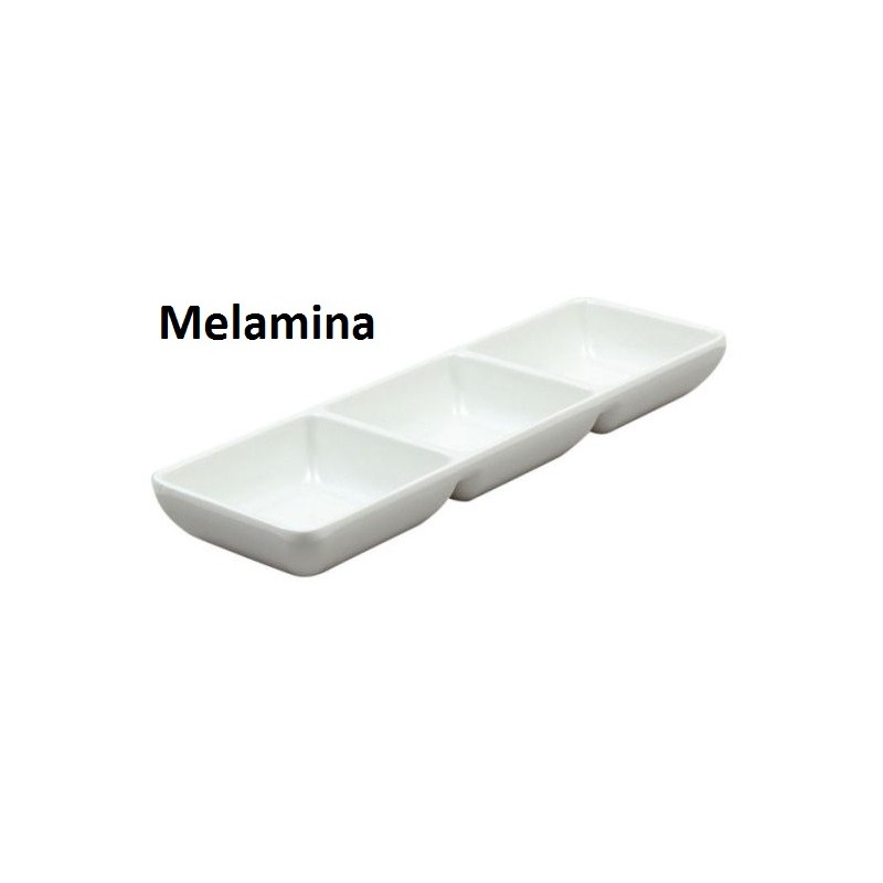 COPPETTA TRIS SALSE MELAMIN.7x22  - 5373003 | Novalberghiera