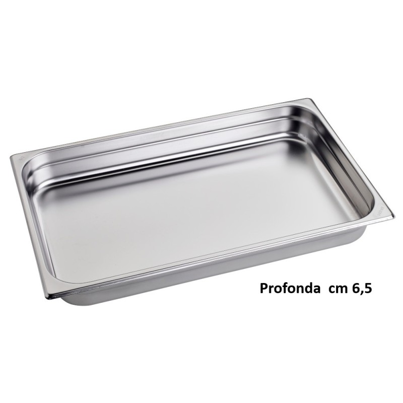 VASCA GN INOX 1/1 cm53x32,5x6,5h  - 3081006 | Novalberghiera