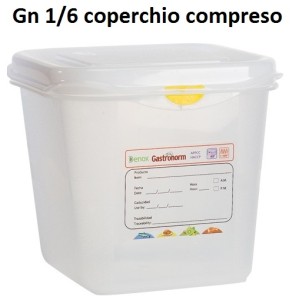 VASCA GN 1/6x15h POLIPR.C/COP.  - 5705015 | Novalberghiera