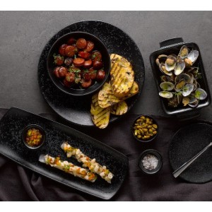 SERIE TAVOLA CALDERA NERO  - 952999 | Novalberghiera