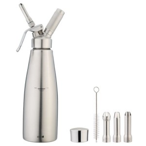 SIFONE PANNA INOX Lt. 1,0 -Kut  - 1335100 | Novalberghiera