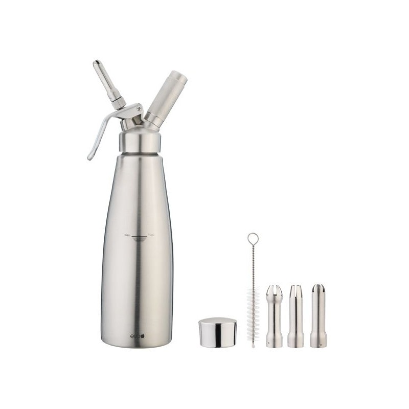 SIFONE PANNA INOX Lt. 1,0 -Kut  - 1335100 | Novalberghiera