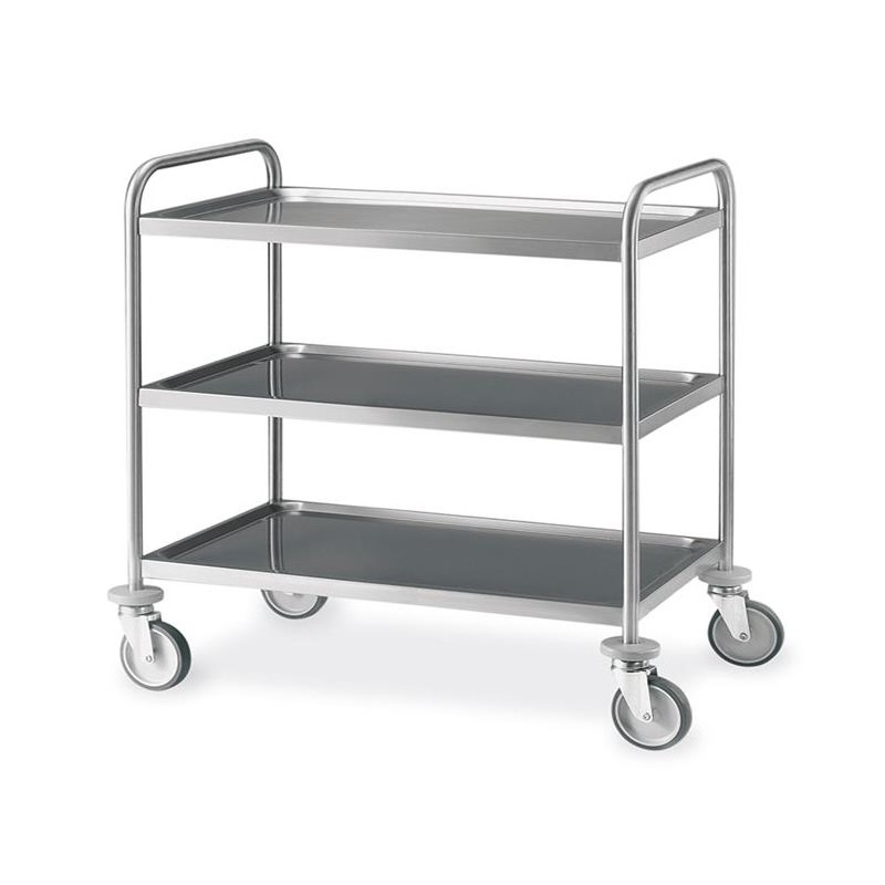 CARRELLO INOX 3P 100x50  - 2361381 | Novalberghiera