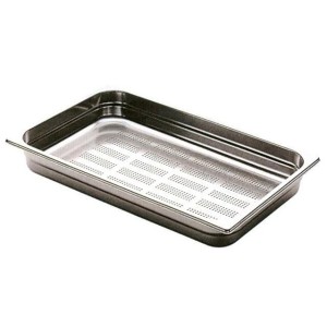 VASCA GN INOX FORATA GN 1/1x6,5h  - 3089006 | Novalberghiera