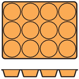 STAMPO SILIC.muffin -FR100  - 4630100 | Novalberghiera